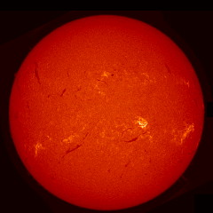 Image of Sun's chromosphere