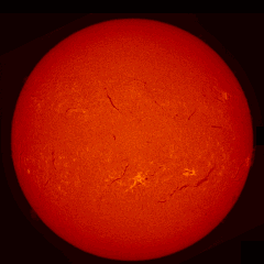 Image of Sun's chromosphere