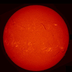 Image of Sun's chromosphere