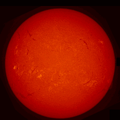 Image of Sun's chromosphere