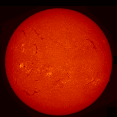 Image of Sun's chromosphere