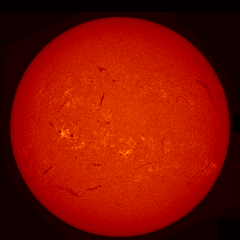 Image of Sun's chromosphere