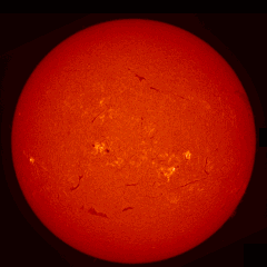 Image of Sun's chromosphere