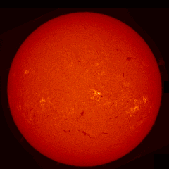 Image of Sun's chromosphere