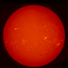 Image of Sun's chromosphere