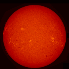 Image of Sun's chromosphere