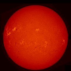 Image of Sun's chromosphere