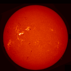 Image of Sun's chromosphere