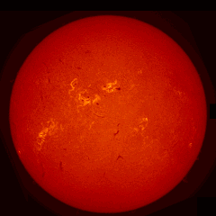 Image of Sun's chromosphere