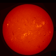 Image of Sun's chromosphere