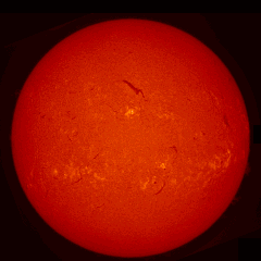 Image of Sun's chromosphere