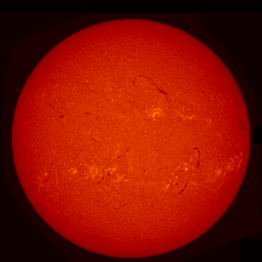 Image of Sun's chromosphere