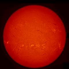 Image of Sun's chromosphere