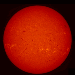 Image of Sun's chromosphere