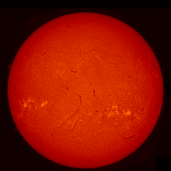 Image of Sun's chromosphere