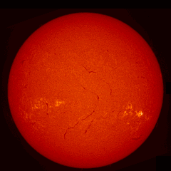 Image of Sun's chromosphere