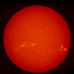 Image of Sun's chromosphere