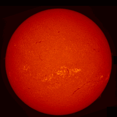 Image of Sun's chromosphere