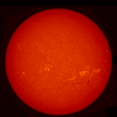 Image of Sun's chromosphere