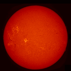 Image of Sun's chromosphere