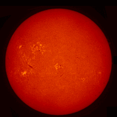 Image of Sun's chromosphere