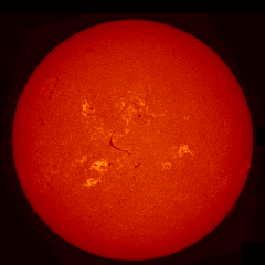 Image of Sun's chromosphere