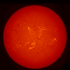 Image of Sun's chromosphere