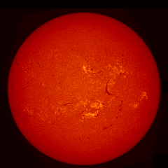 Image of Sun's chromosphere