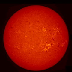 Image of Sun's chromosphere