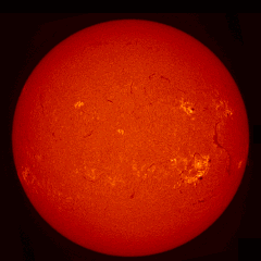 Image of Sun's chromosphere