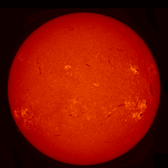 Image of Sun's chromosphere