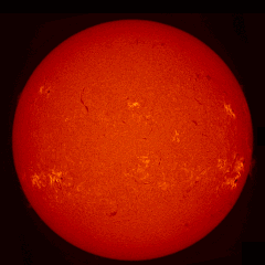 Image of Sun's chromosphere