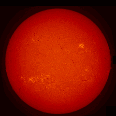 Image of Sun's chromosphere