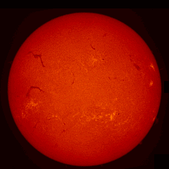 Image of Sun's chromosphere