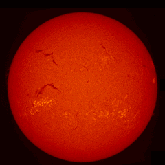 Image of Sun's chromosphere