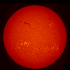 Image of Sun's chromosphere