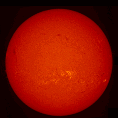 Image of Sun's chromosphere