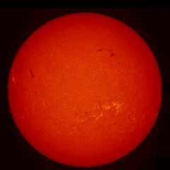 Image of Sun's chromosphere