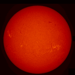 Image of Sun's chromosphere