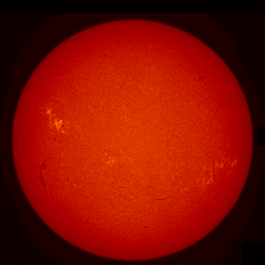 Image of Sun's chromosphere