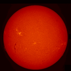 Image of Sun's chromosphere