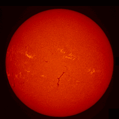 Image of Sun's chromosphere