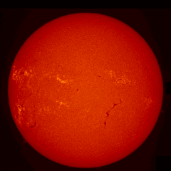 Image of Sun's chromosphere