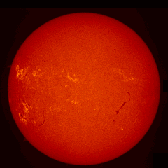 Image of Sun's chromosphere