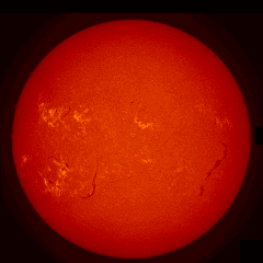 Image of Sun's chromosphere