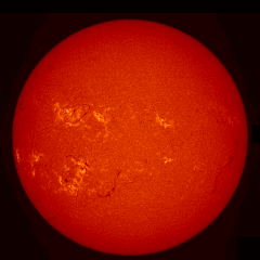 Image of Sun's chromosphere