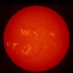 Image of Sun's chromosphere