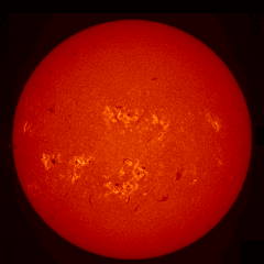 Image of Sun's chromosphere