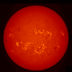 Image of Sun's chromosphere