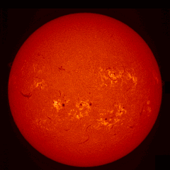 Image of Sun's chromosphere